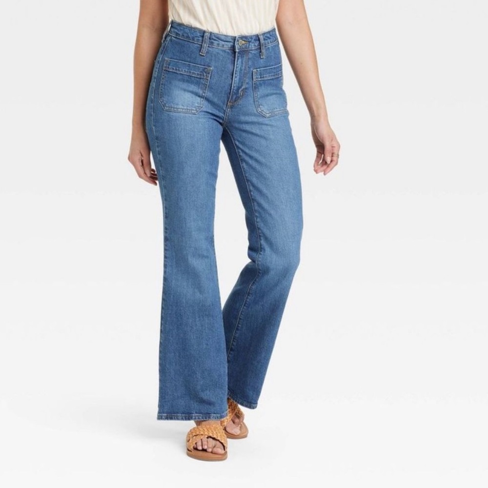 Universal thread womens high rise flare jeans 8 s
